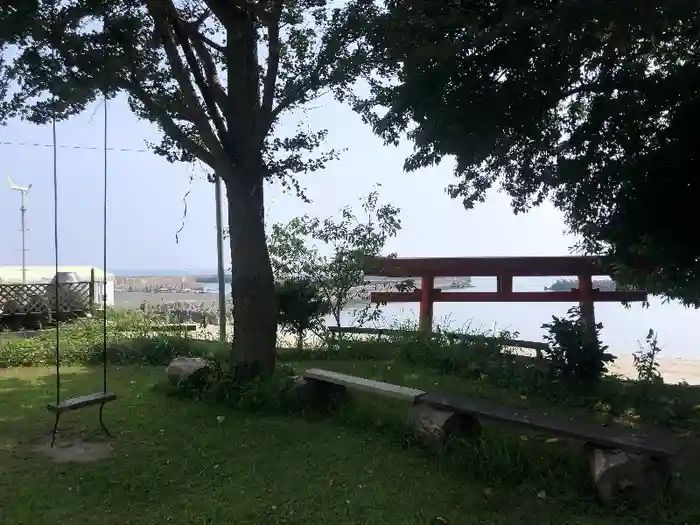 切目王子神社の鳥居