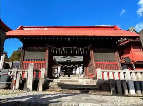 上野国一社八幡八幡宮の山門