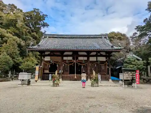 志氐神社の本殿・本堂