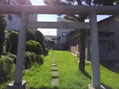 上一色日枝神社の鳥居