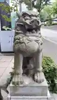 築土神社の狛犬
