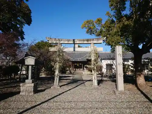 作神社の鳥居