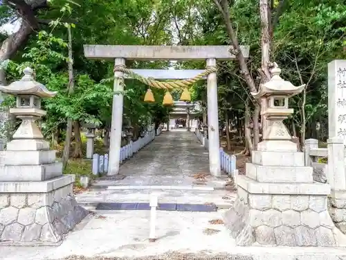 神明社（平地神明神社）の鳥居