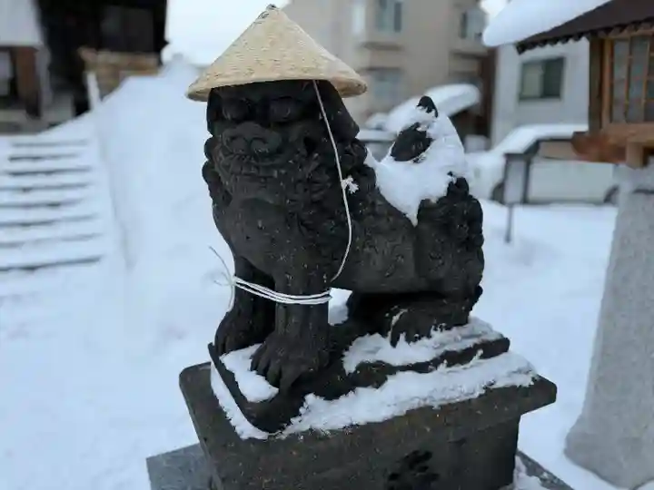 札幌諏訪神社の狛犬