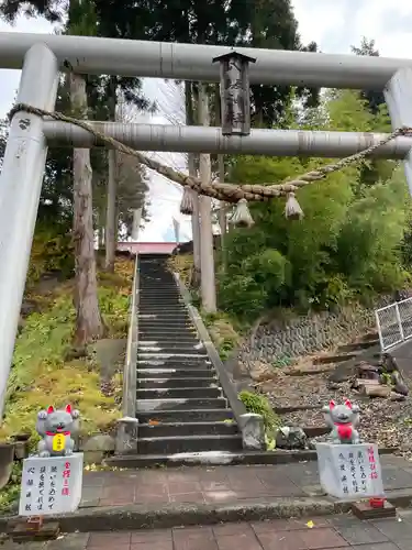 鹿角八坂神社の鳥居