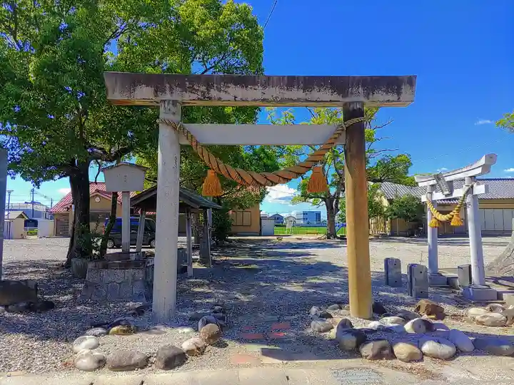 神明社(市子神明社)の鳥居