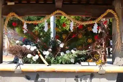 三津厳島神社の手水舎