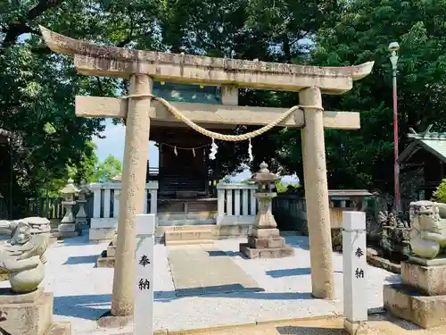 阿智神社の鳥居