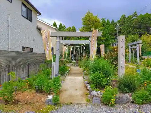 髙帝龍王龍神社（白山宮末社）の鳥居