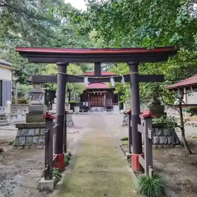 松が丘北野神社の鳥居