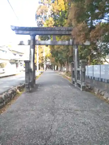 朝倉神社の鳥居