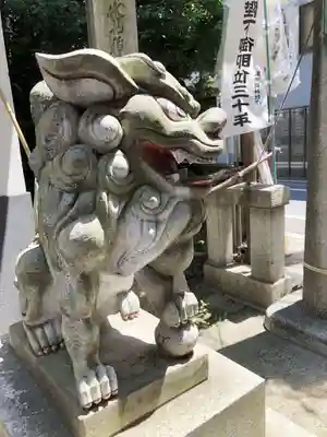銀杏岡八幡神社の狛犬