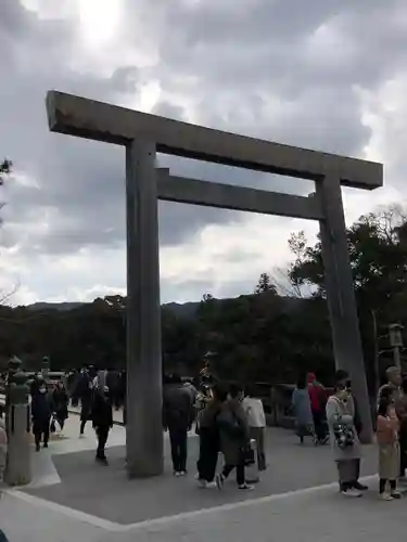 伊勢神宮内宮（皇大神宮）の鳥居