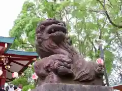 多摩川浅間神社の狛犬