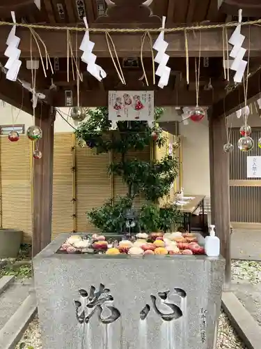 蛇窪神社の手水