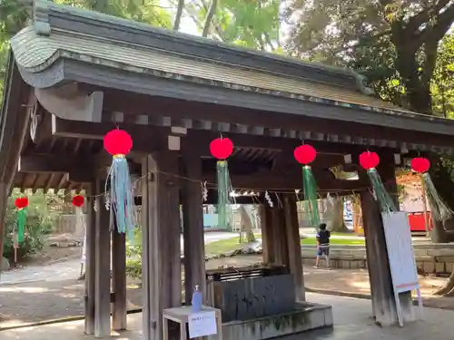 平塚八幡宮の手水