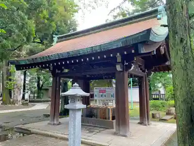 川口神社の手水舎