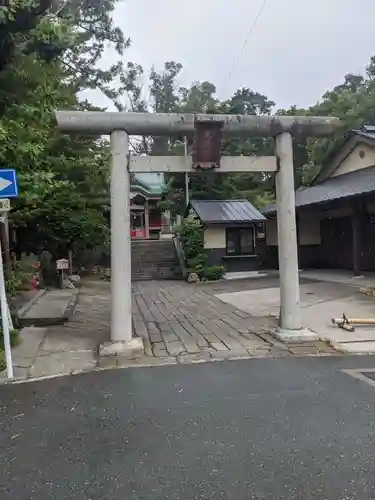 元城町東照宮の鳥居