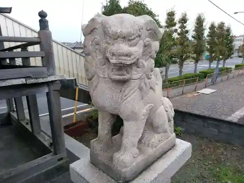 川成島浅間神社の狛犬