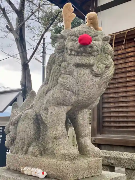 玉田神社の狛犬