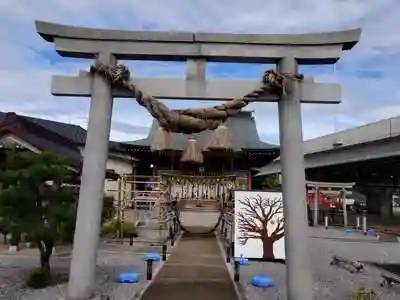眞中神社の鳥居