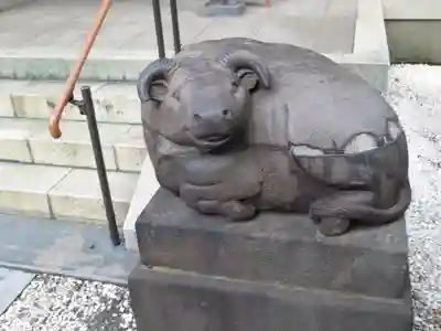 牛天神北野神社の狛犬