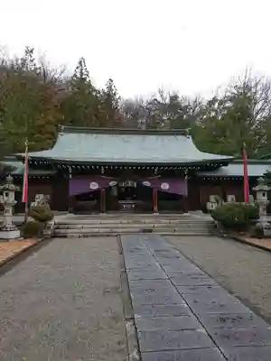 山梨縣護國神社の本殿・本堂