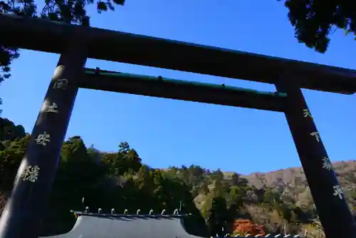 大山阿夫利神社の鳥居