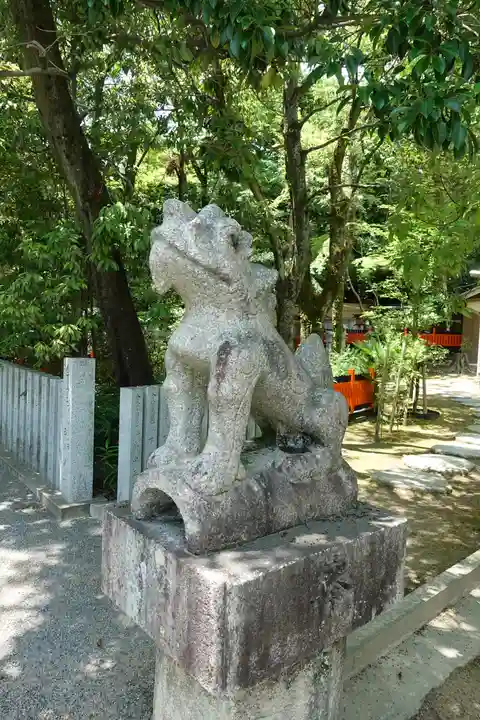 (山田)伊射奈岐神社の狛犬