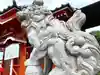 上田大神宮の狛犬