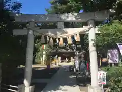 新田神社の鳥居