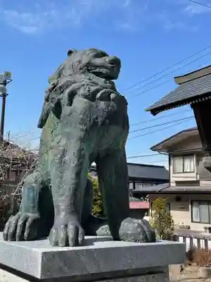 諏訪大社の狛犬