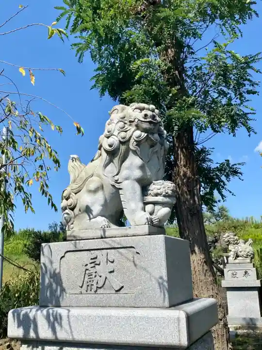 黒龍神社の狛犬