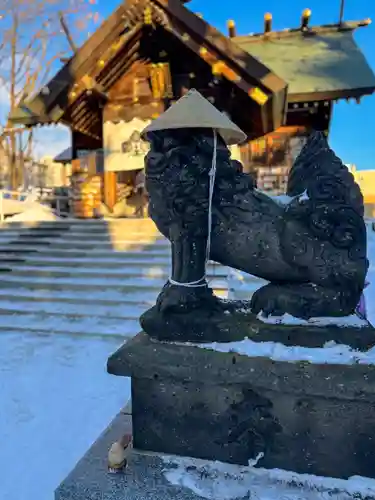 札幌諏訪神社の狛犬