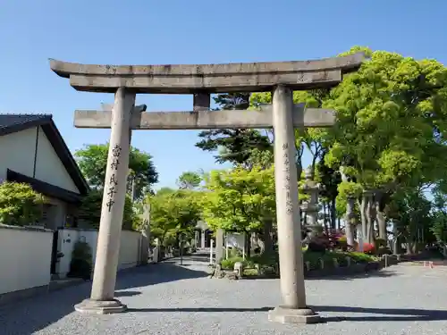 早川神社の鳥居