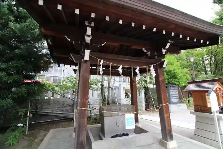 木場 洲﨑神社の手水舎
