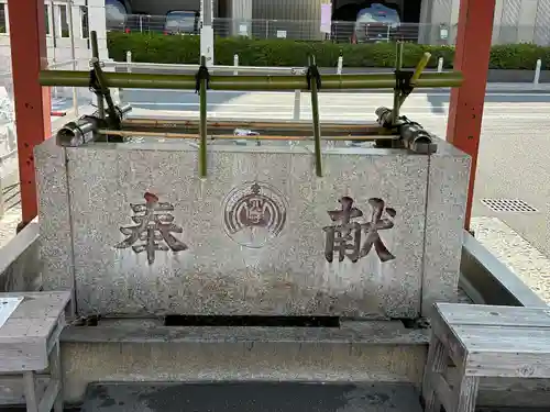 東京羽田 穴守稲荷神社の手水