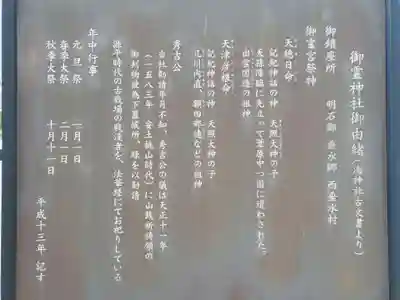 垂水御霊神社の歴史