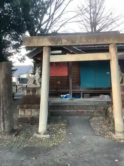 加納八幡神社の鳥居