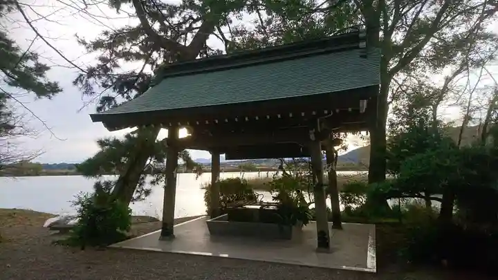 治水神社の手水舎