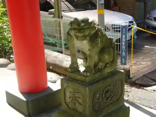 富岡八幡宮の狛犬