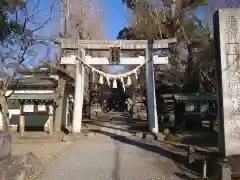 金村別雷神社の鳥居