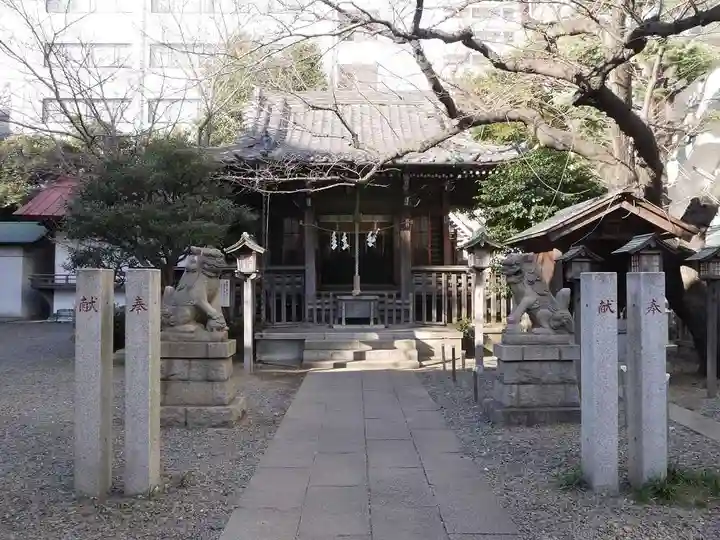 蒲田八幡神社の周辺