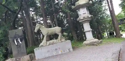 冨士御室浅間神社の狛犬