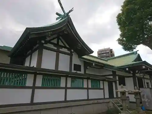 長柄八幡宮の本殿・本堂