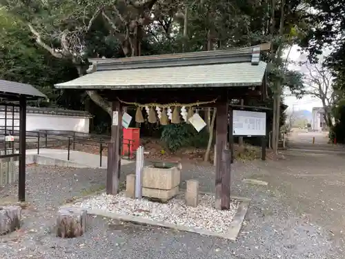 東田中神社の手水舎