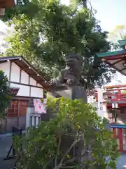 多摩川浅間神社の狛犬