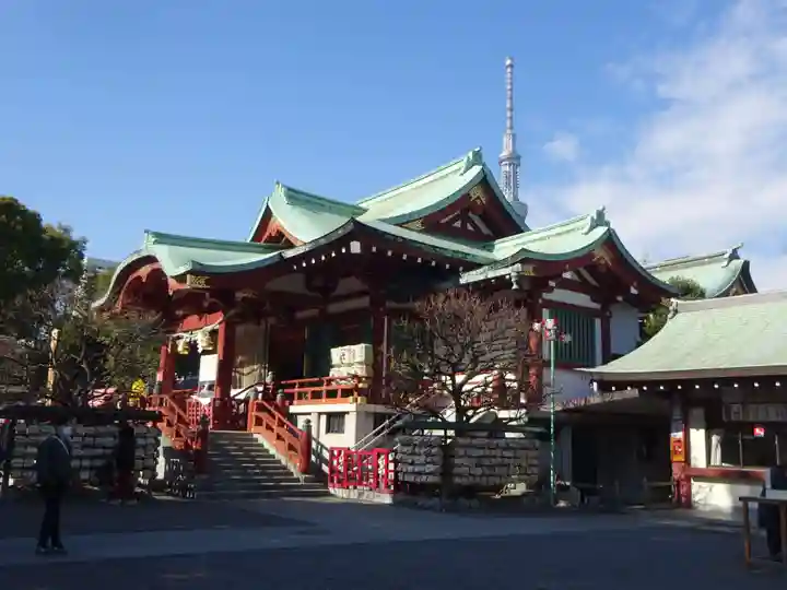 亀戸天神社の本殿・本堂