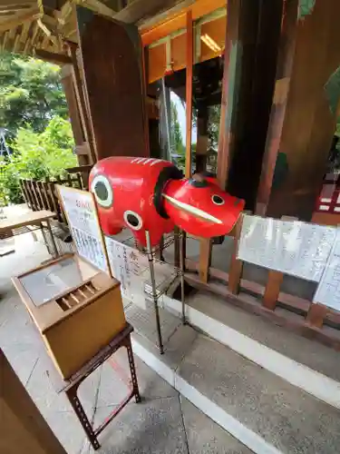 朝日森天満宮の狛犬