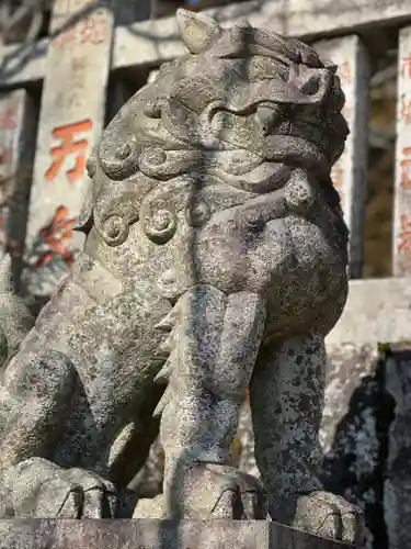 大山阿夫利神社の狛犬